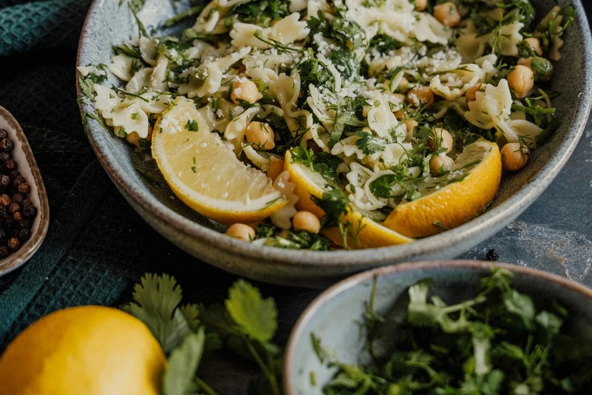 healthy pasta dish